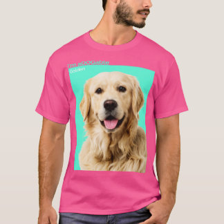 Uppdelad utskriftssamling ImDOGable Golden Retriev T Shirt