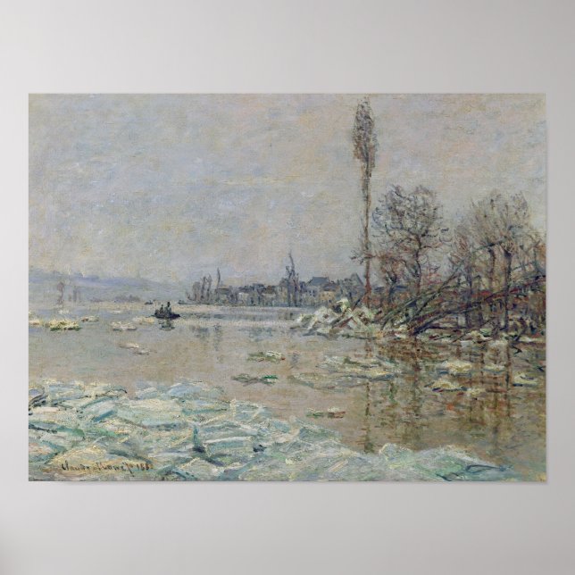 Uppdelning av is, 1880 poster (Framsidan)