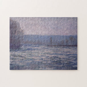 Uppdelning av iset på Seine Bennecourt Monet Fine Pussel