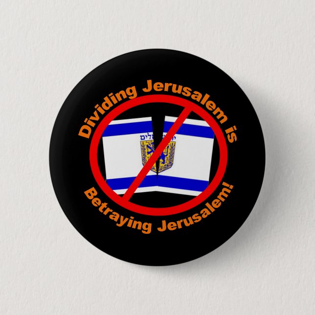 Uppdelning av Jerusalem Knapp (Framsida)
