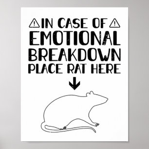 Uppdelning efter Råtta Råttor Pälsgåvor Poster