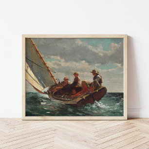 Uppdelning (en rättvis Vind) Winslow Homer Poster