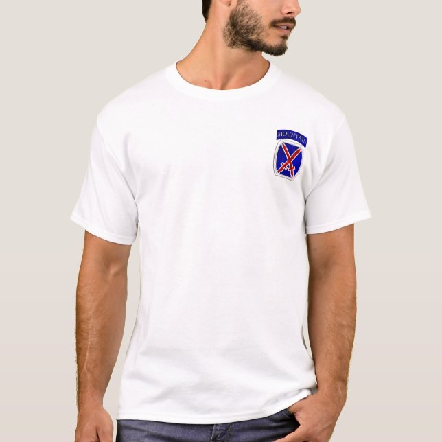 uppdelning för berg 11B 10th T-shirt (Framsida)
