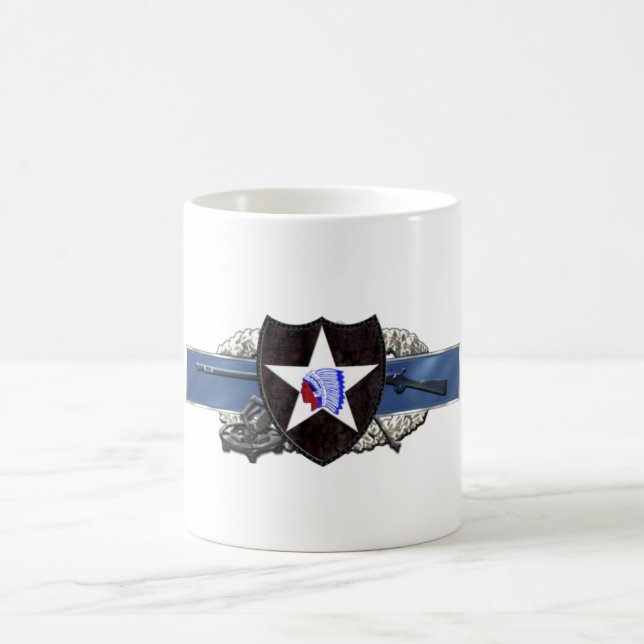 uppdelning för infanteri 11C 2nd Kaffemugg (Center)