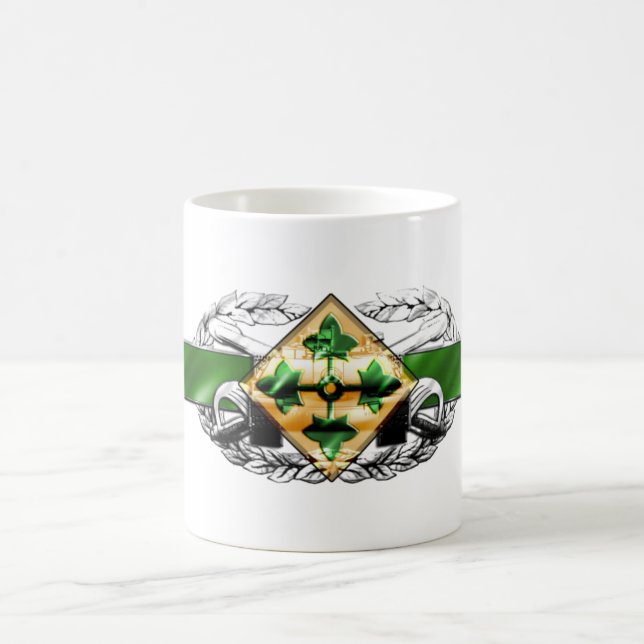 uppdelning för infanteri 19K 4th Kaffemugg (Center)