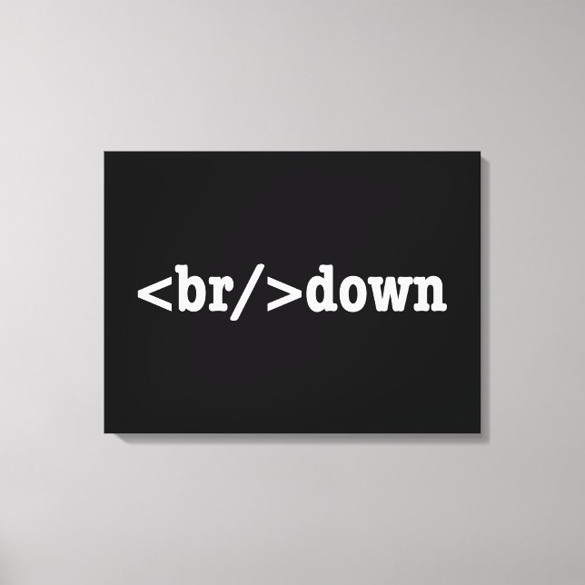 uppdelning HTML-kod Canvastryck (Framsida)
