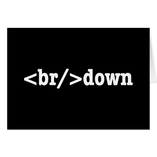 uppdelning HTML-kod hälsningskort (Framsidan Horizontal)