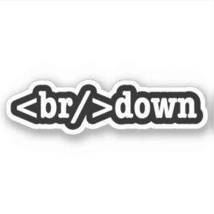 uppdelning HTML-kod Klistermärken
