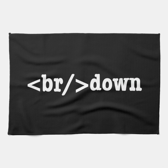 uppdelning HTML-kod Kökshandduk (Horisontell)