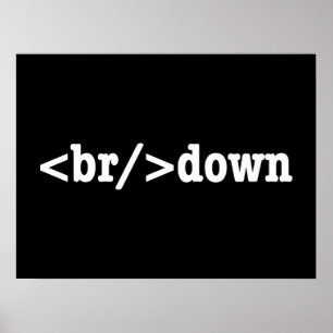 uppdelning HTML-kod Poster