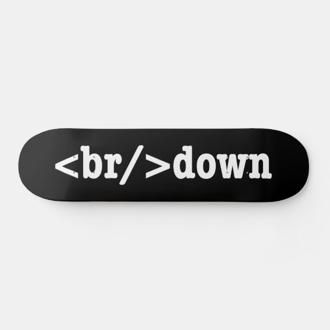 uppdelning HTML-kod Skateboard Bräda 21,5 Cm (Horz)