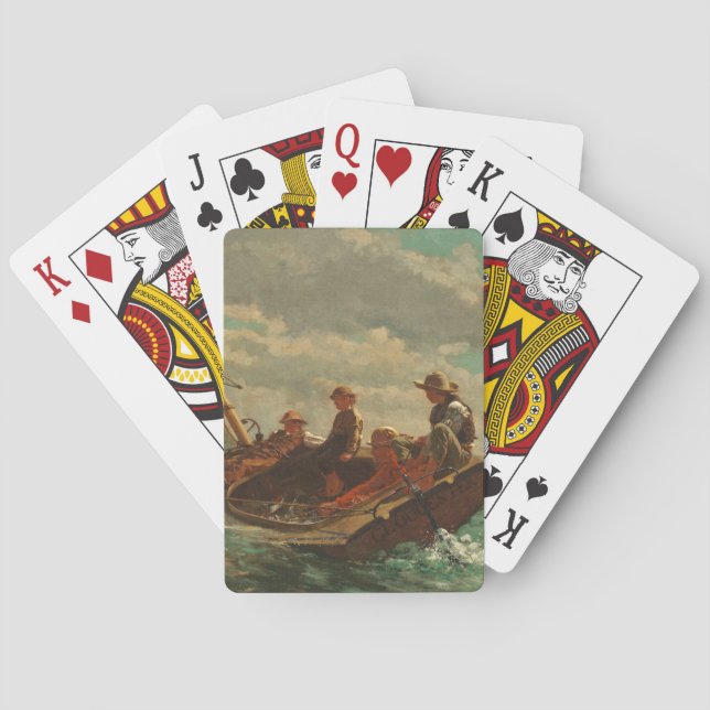 Uppdelning (rättvis Vind) 1873-76 Spelkort (Baksidan)
