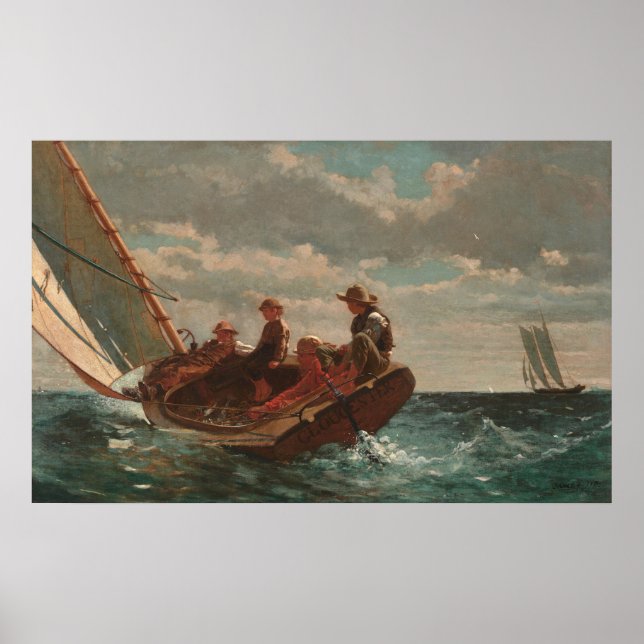 Uppdelning - Winslow Homer Fine Art Poster (Framsidan)