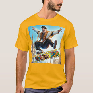 Uppdelningen av kyrka och skate t shirt