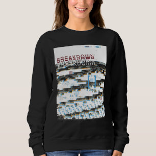 Uppdelningen Retro Computer Glitch Geek Programmer T Shirt