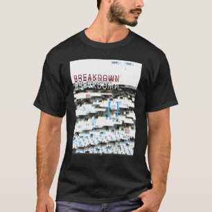 Uppdelningen Retro Computer Glitch Geek Programmer T Shirt