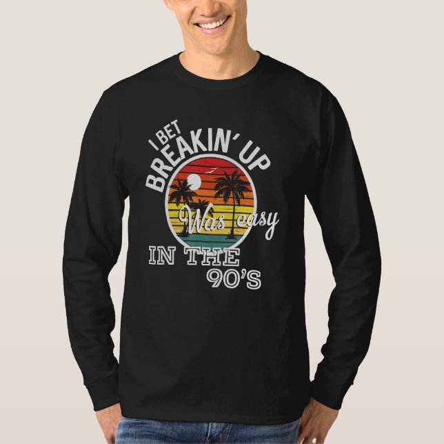 Uppdelningen var enkel på 1990-talet i Land Music  T Shirt (Framsida)