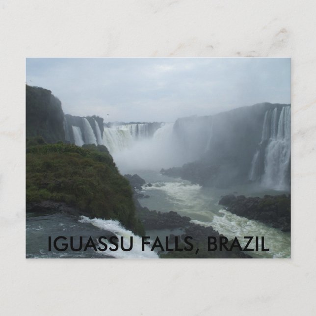 uppdrag 032, IGUASSU FALLS, BRASILIEN Vykort (Framsida)