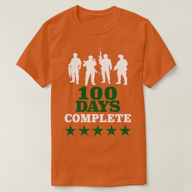 Uppdrag 100 dagar färdigt t shirt (Design framsida)