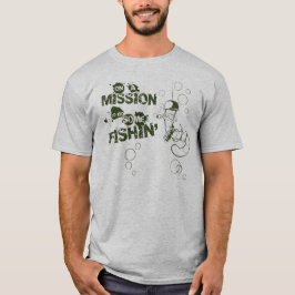 Uppdrag att göra en fisketröja tee shirt