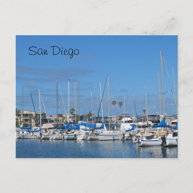 Uppdrag Bay-San Diego Vykort (Framsida)