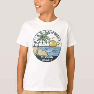 Uppdrag Beach San Diego California Vintage T Shirt