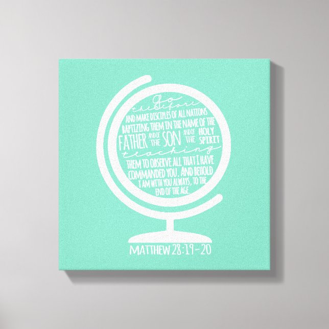 Uppdrag Canvas: Underbara kommissionen om Globe Canvastryck (Framsida)