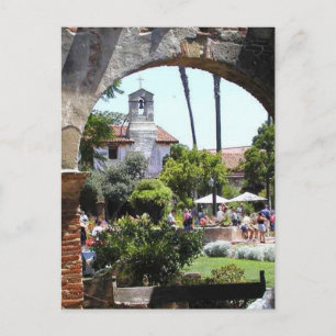 Uppdrag Capistrano Church Arches Vykort