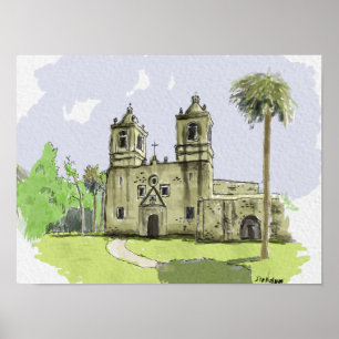 Uppdrag Concepcion San Antonio Tx Poster