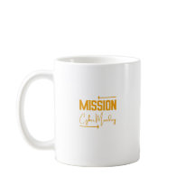 Uppdrag Cyber Måndag lustigt mug-design