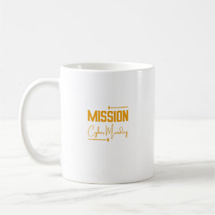 Uppdrag Cyber Måndag lustigt mug-design Kaffemugg