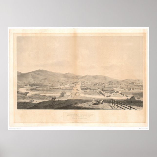 Uppdrag Dolores, San Francisco 1860 (1097A) Poster (Framsidan)