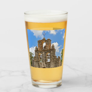 Uppdrag Espada, San Antonio, Texas, Beer Glass Glaskopp