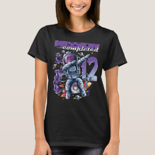 Uppdrag fullgjord 12:e Birthday Boy Girl 12 år T Shirt