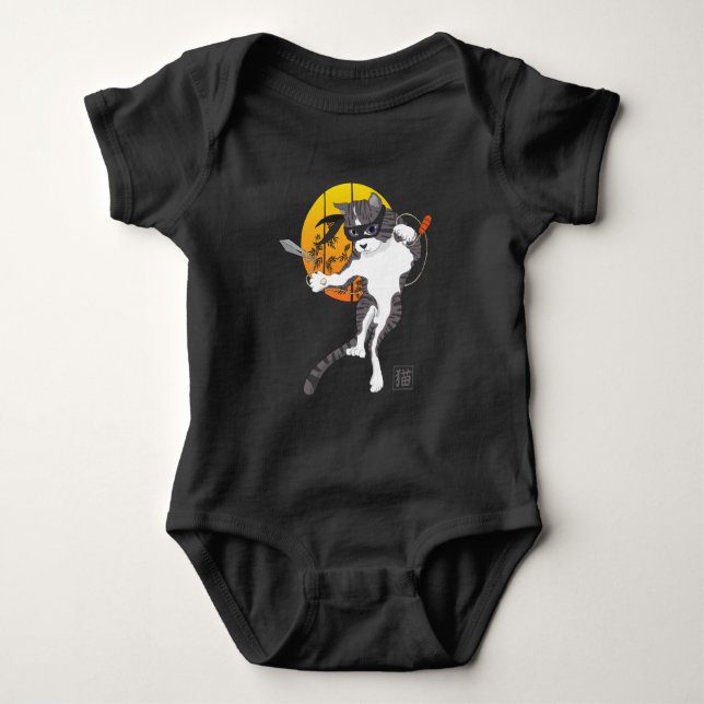 uppdrag Fullt: Cat Ninja T Shirt (Framsida)