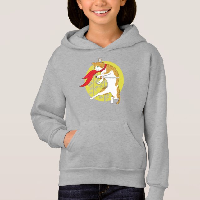 uppdrag Fullt: Cat Ninja T Shirt (Framsida)