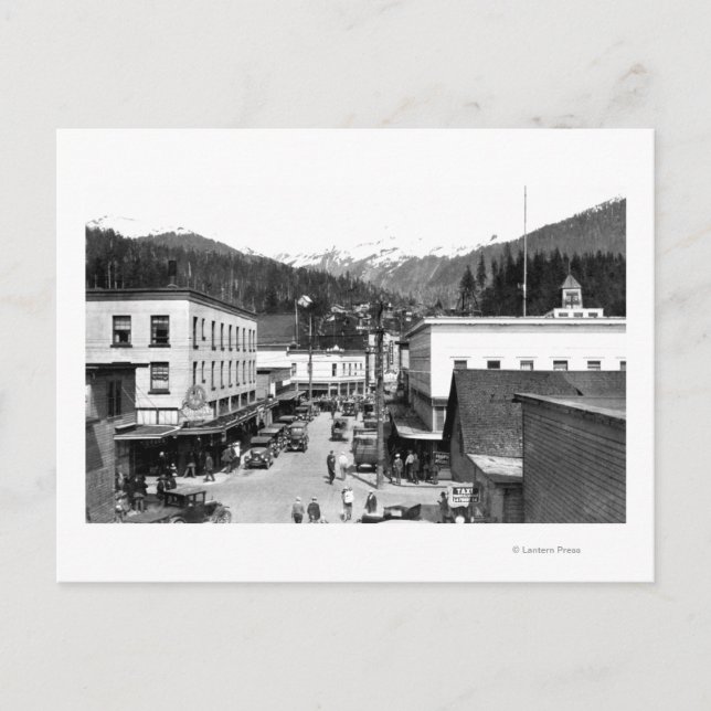 Uppdrag gata från Steamers Bridge i Vykort (Framsida)