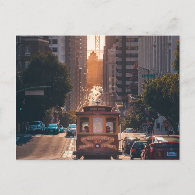 Uppdrag gatuadress (San Francisco, CA) Vykort (Framsida)