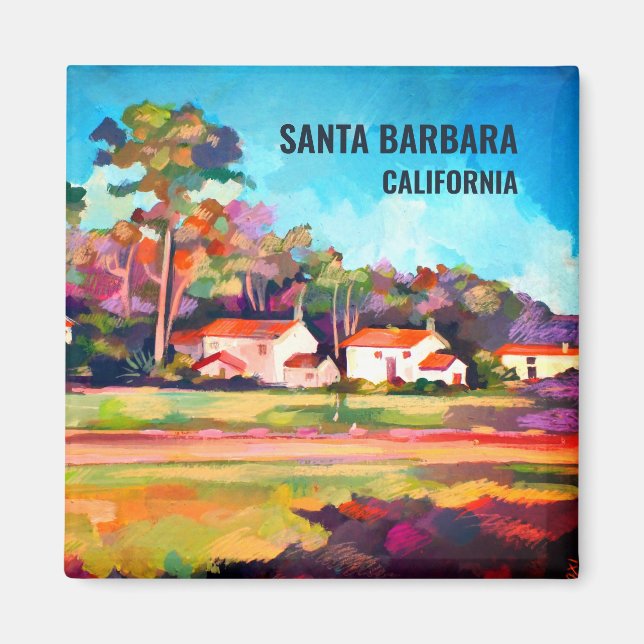 Uppdrag Historical Park Santa Barbara CA Magnet (Framsidan)
