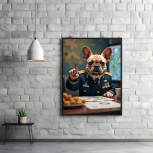 Uppdrag kontroll: Frenchie med plan Poster
