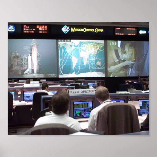 Uppdrag kontrollcenter (STS-102) Poster (Framsidan)