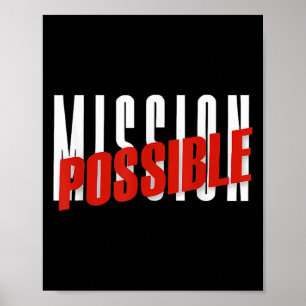 Uppdrag möjlig Motivational Inspirational School Poster