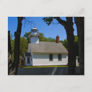 Uppdrag Point Lighthouse, Michigan Vykort