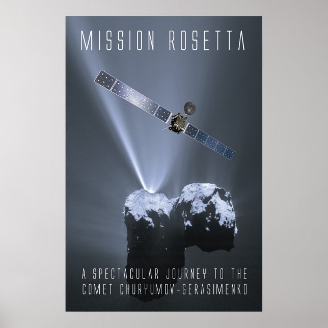 Uppdrag Rosetta - prisa en spektakulär resa Poster (Framsidan)