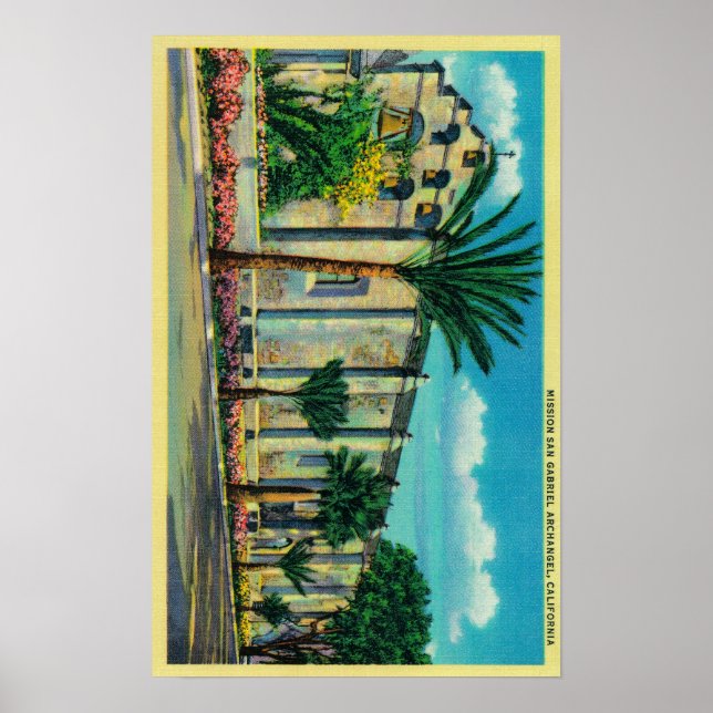 Uppdrag San GabrielSan Garbriel, CA Poster (Framsidan)