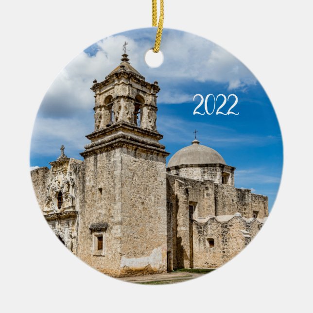 Uppdrag San Jose, San Antonio. Julgransprydnad Keramik (Framsidan)