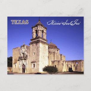 Uppdrag San José, San Antonio, Texas Vykort