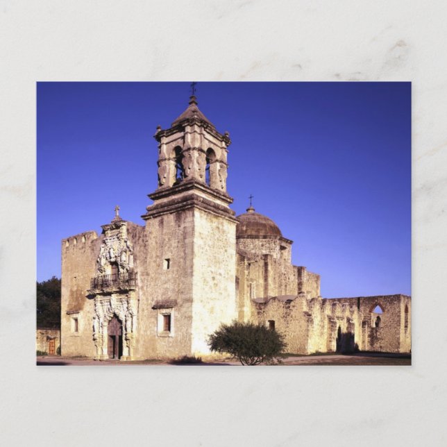 Uppdrag San José, San Antonio, Texas Vykort (Framsida)