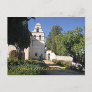 Uppdrag San Juan Bautista Vykort