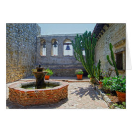 Uppdrag San Juan Capistrano Courtyard Hälsningskort